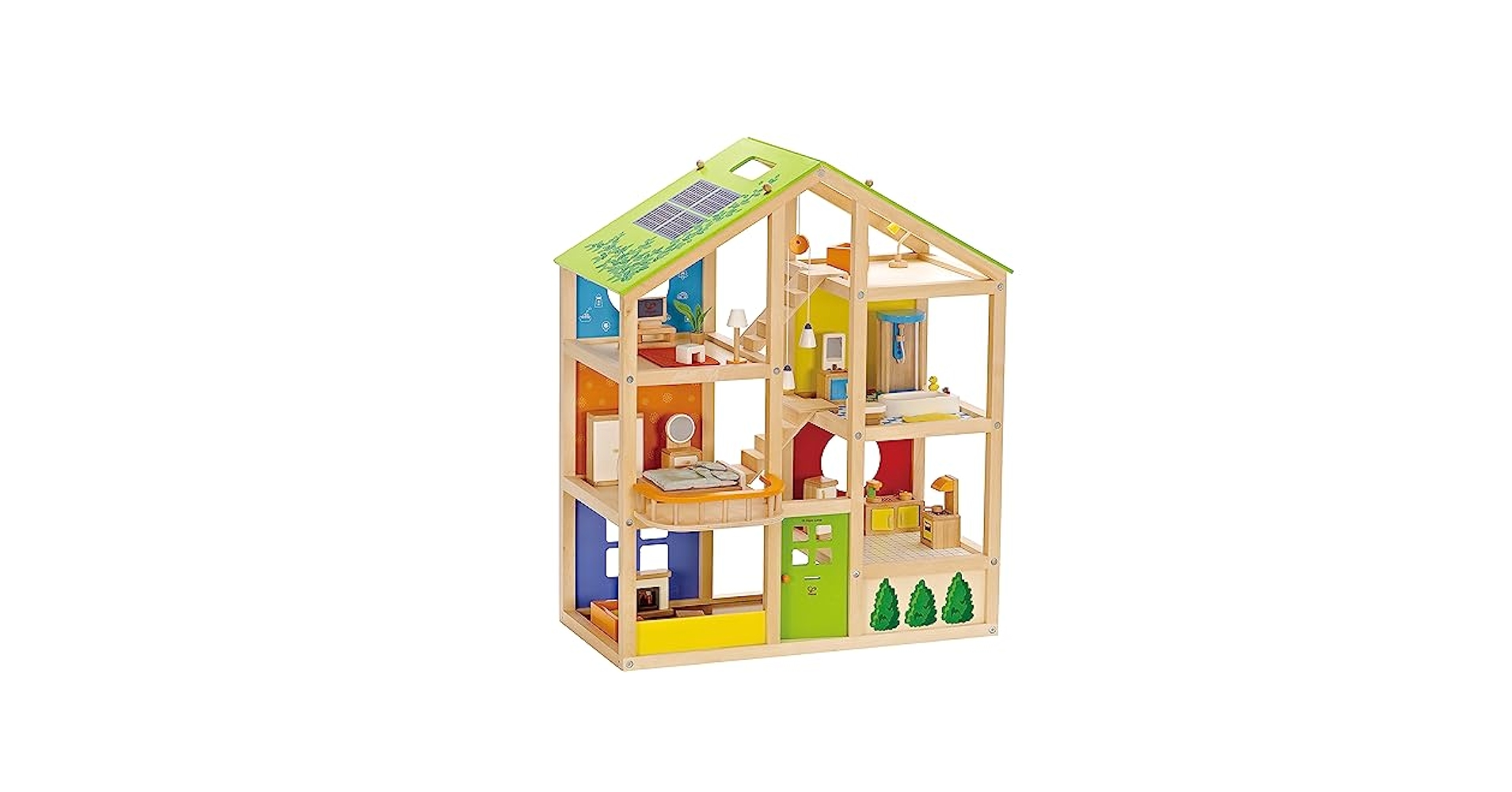 H*L様 HAPE ドールハウス＋家具＋人形 Amazon.co.jp: Hape Doll Family Mansion| 受賞歴のある10ベッド
